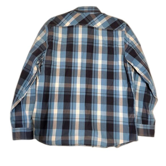 AE Athletic Fit Plaid Button-Up Shirt - Picture 3 of 4